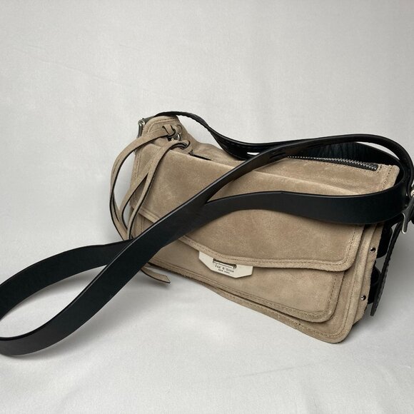 rag & bone New York Suede Small Field Messenger Bag - Picture 9 of 11